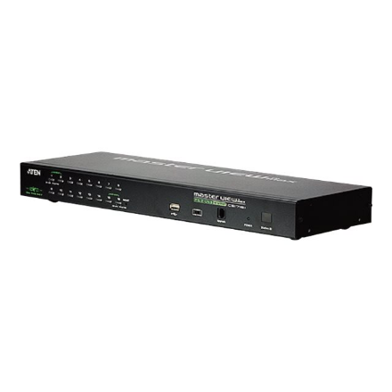 Aten | 1-Local/Remote Shared Access 16-Port PS/2-USB VGA KVM Over IP Switch | CS1716I-AT-G | 1 x SPHD Male (Yellow), 16 x SPHD Female (Yellow), 1 x DB-25 Male, 1 x DC Jack, 1 x RJ-45 Female, 1 x RJ-11, 1 x USB Type A Female