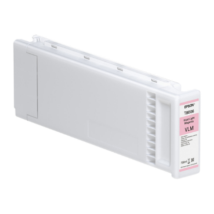 Epson Singlepack Vivid Light Magenta T80060N UltraChrome PRO 700ml | Epson C13T80060N | Epson T8006 - vivid light magenta - original - ink cartridge | Epson UltraChrome PRO | Vivid light magenta