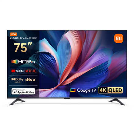 Xiaomi QLED TV A Pro 2026 | 75 | Smart TV | Google TV | 4K UHD