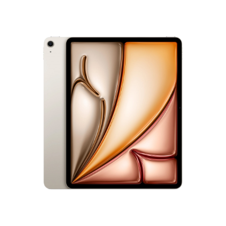 Apple | iPad Air | Starlight | 13 " | 2732 x 2048 pixels | IPS | Apple | 12 GB | M4 | 128 GB | Wi-Fi | Front camera | 12 MP | Rear camera | 12 MP | Bluetooth | 6.0 | iPadOS | 26