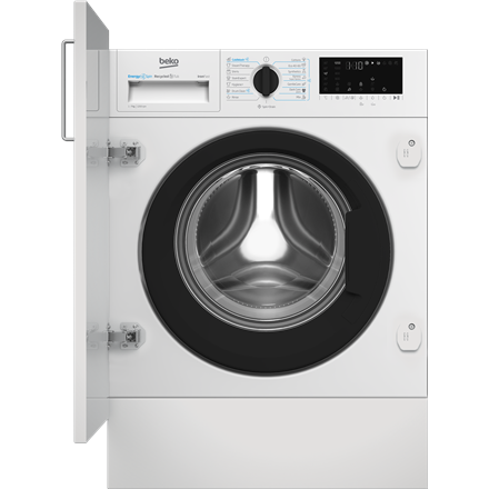 BEKO | Washing machine | B3WBT671415W | Energy efficiency class A | Front loading | Washing capacity 7 kg | 1200 RPM | Depth 55 cm | Width 60 cm | Digital | Steam function