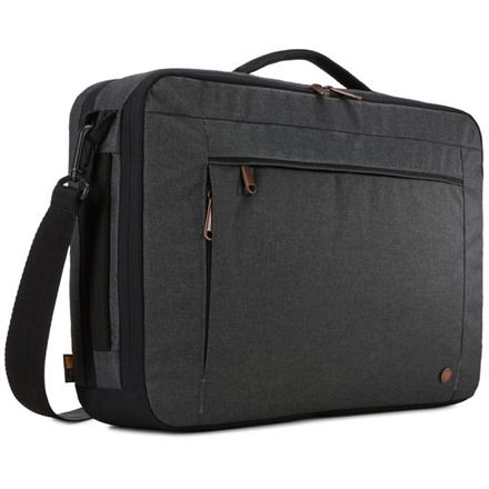 Case Logic | Era Hybrid Briefcase | Fits up to size 15.6 " | Messenger - Briefcase/Backpack | Shoulder strap | Obsidian