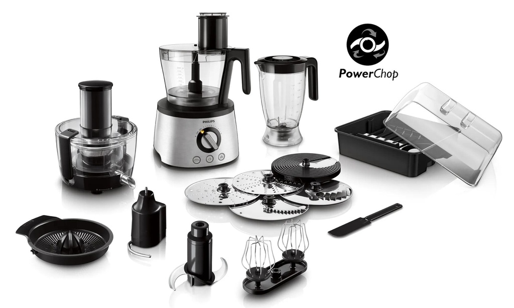 Philips Avance Collection Food processor HR7778/00 1300 W Compact 3 in 1 setup 3.4 L bowl