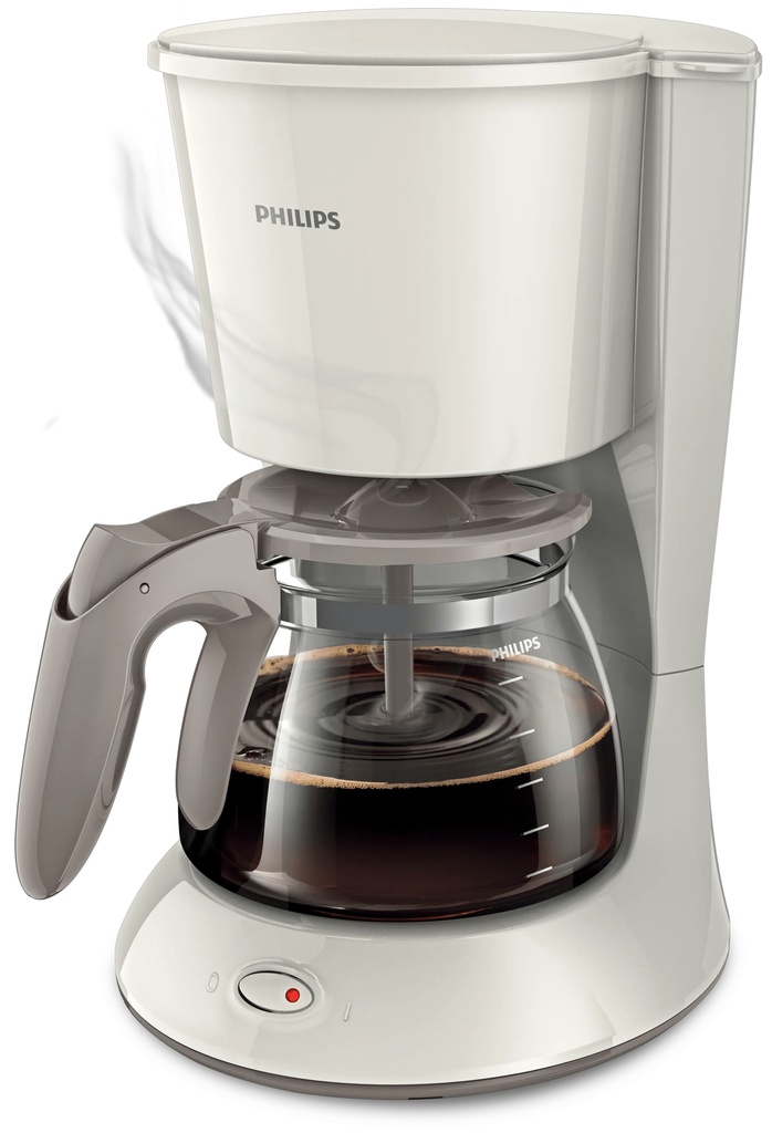 Philips Daily Collection Coffee maker HD7461/00 With glass jug White