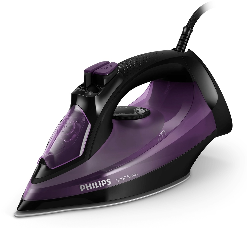 Philips 5000 series DST5030/80 iron Steam iron SteamGlide Plus soleplate 2400 W Violet DST5030/80 Irons