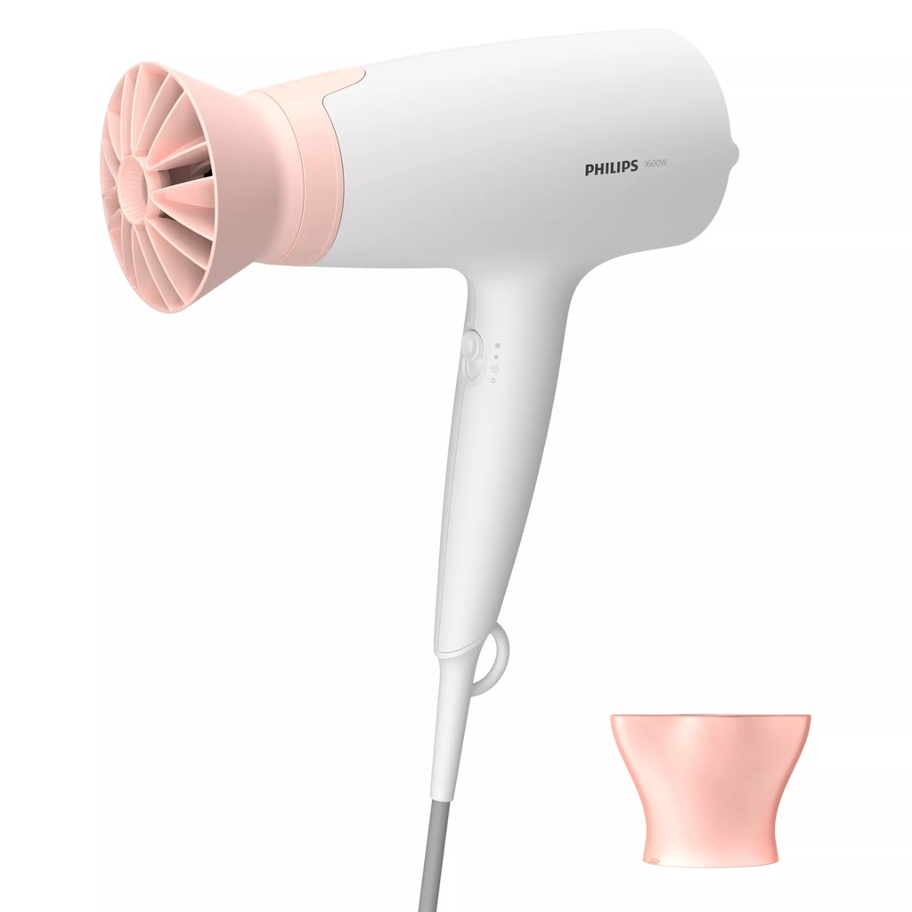Philips 3000 series Hairdryer BHD300/00 1600W, 3 heat and speed settings, ThermoProtect