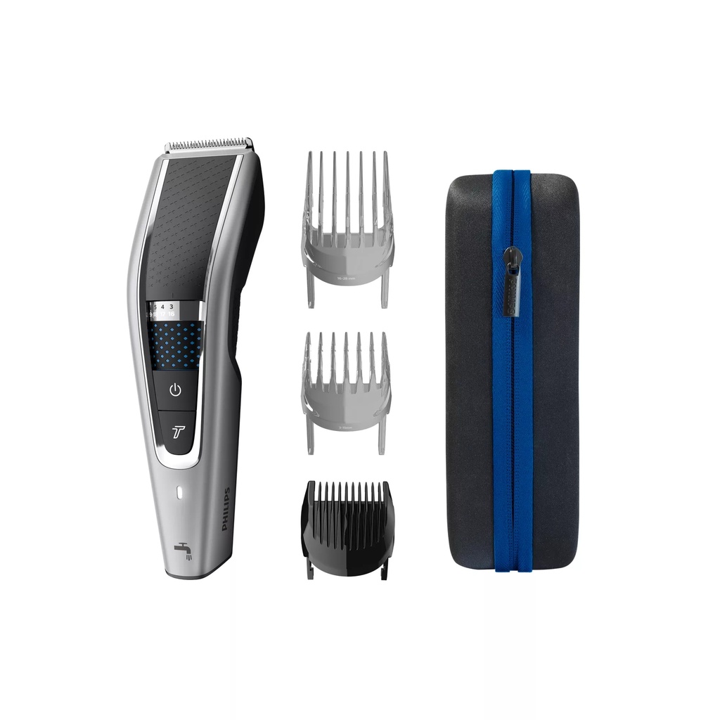 Philips Hairclipper series 5000 Washable hair clipper HC5650/15 Trim-n-Flow PRO technology 28 length settings (0.5-28mm) 90 min cordless use/1h charge
