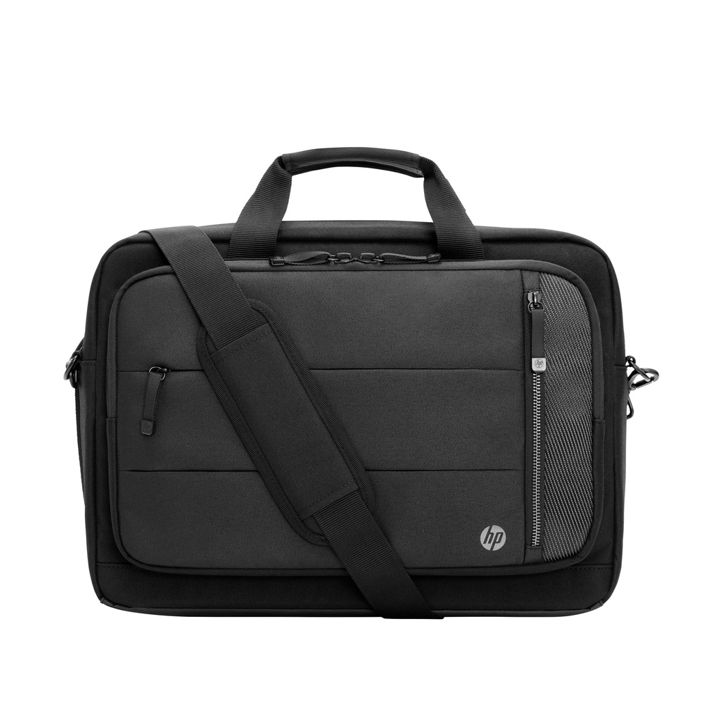 HP Executive 16 Top Load, Water Resistant, Expandable, RFID & Bluetooth tracker Pocket, Cable Pass-through USB-C port - Black, Grey
