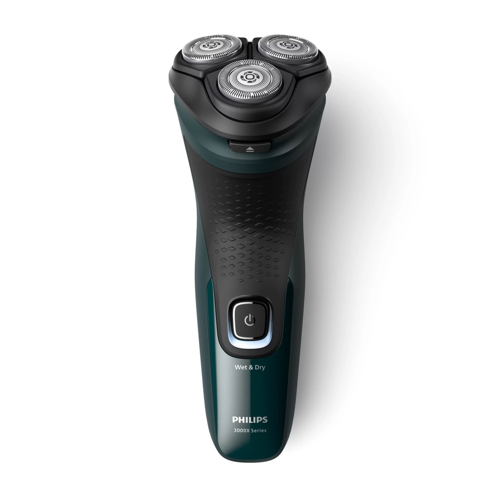 Philips Wet or Dry electric shaver X3002/00, Wet&Dry, PowerCut Blade System, 4D Flex Heads, 40min shaving / 1h charge, 5min Quick Charge