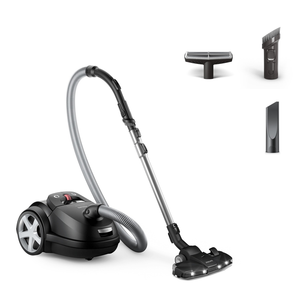 Philips Performer LED 8000 Series Bagged vacuum cleaner XD8122/10, 900W, TriActive