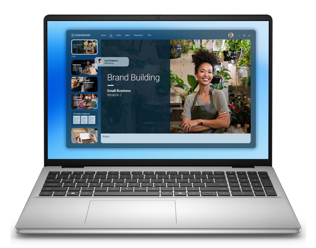 Dell 16 DC16251/ C7-150U/32GB/1TB SSD/16" FHD+/Integrated/FgrPr/WLAN + BT/Backlit Kb/W11 Pro/3yrs Prosupport