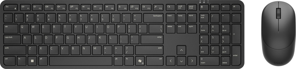 Dell Pro 5 Keyboard and Mouse - KM526 - Estonian (QWERTY) - Black