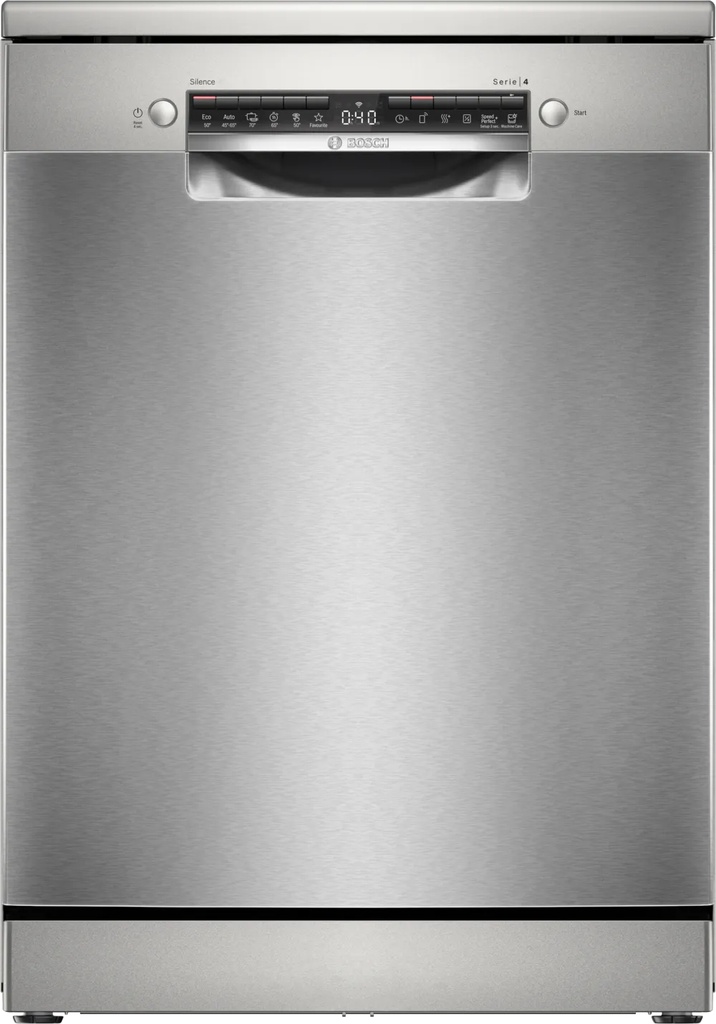 BOSCH Free standing Dishwasher SMS4HVI14E, Energy class C, 60cm, Third drawer, Inox