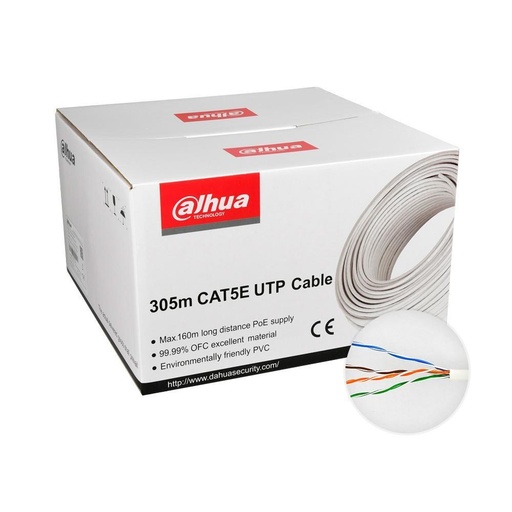 Network cable | Dahua CAT5E UTP 305M White PFM920I-5EUN
