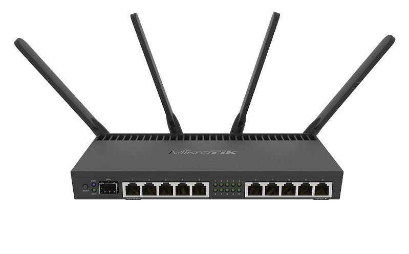 Router | MikroTik RB4011IGS+5HACQ2HND-IN Wi-fi 5 (802.11ac) Data Speed 1733 Mbit/s