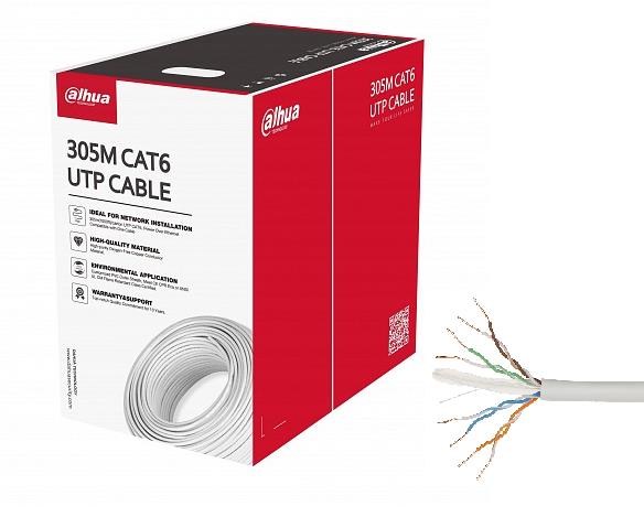 Network cable | Dahua PFM920I-6UN-C CAT6 UTP 305M White