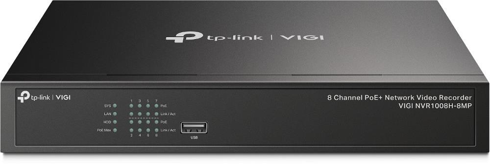 Video recorder | TP-Link 8CH Poe+ Vigi NVR1008H-8MP