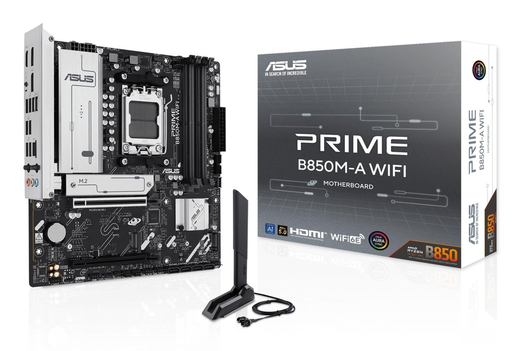 Mainboard | ASUS AMD B850 SAM5 Memory DDR5 PRIMEB850M-AWIFI