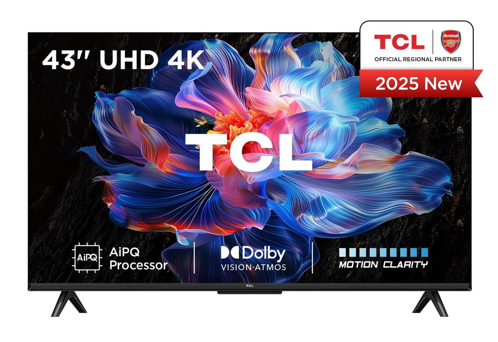 TV | TCL 43 " 4K Ultra HD Flat 16:9 Dled 43V6C