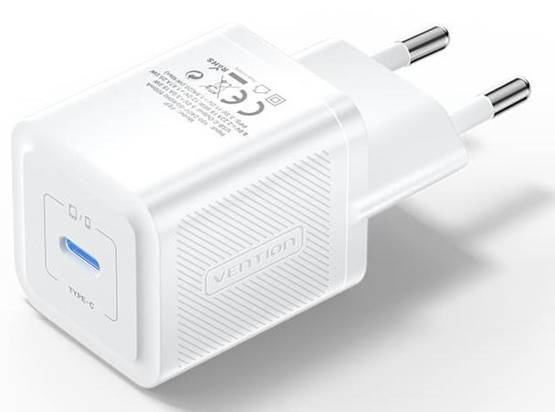 Charger | Vention FEPW0-EU Mobile Charger Wall 20W Usb-c 1P White