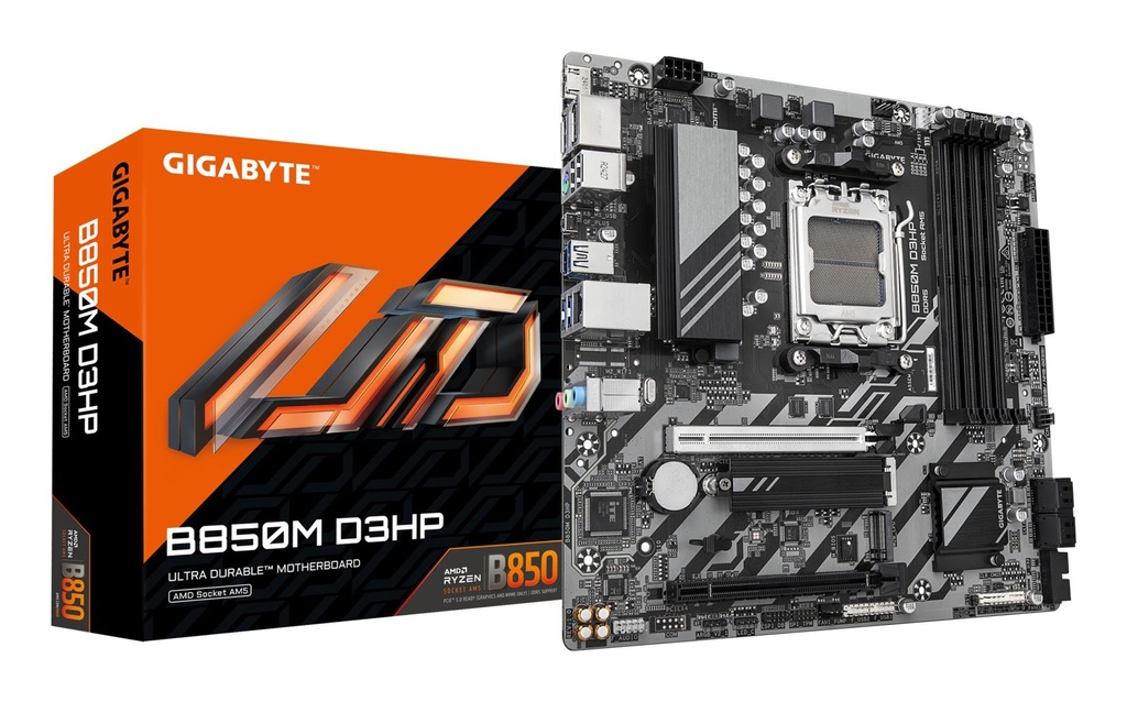 Mainboard | Gigabyte AMD B850 Socket AM5 Micro ATX RAM DDR5-SDRAM B850MD3HP1.2