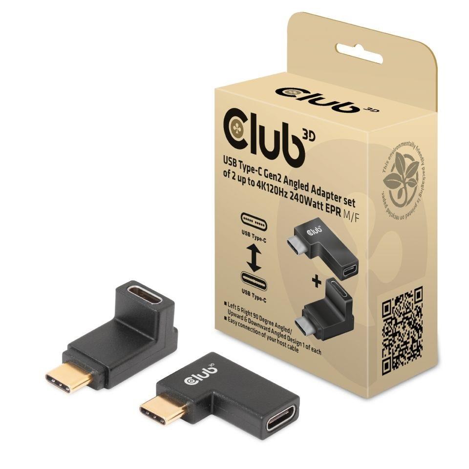 Adapter | Club3d CAC-1528 I O Adapter Usb-c Angled SET