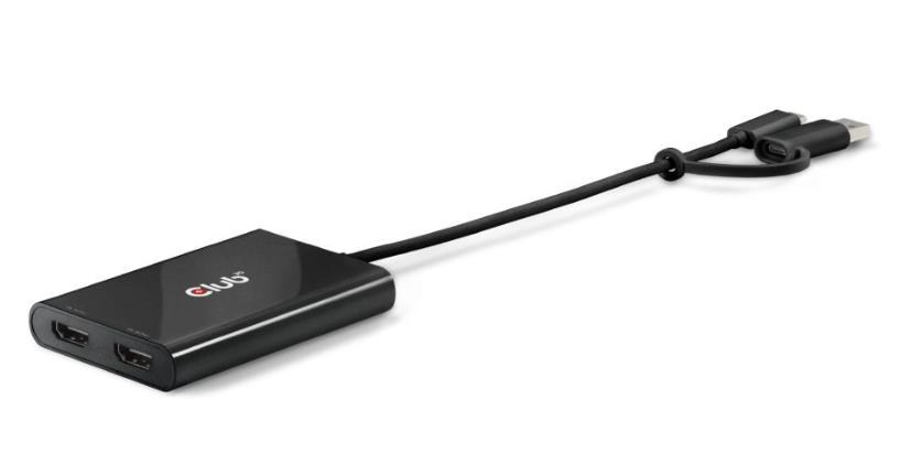 Video splitter | Club3d CSV-1475 I O Adapter Usb-c TO HDMI Dual