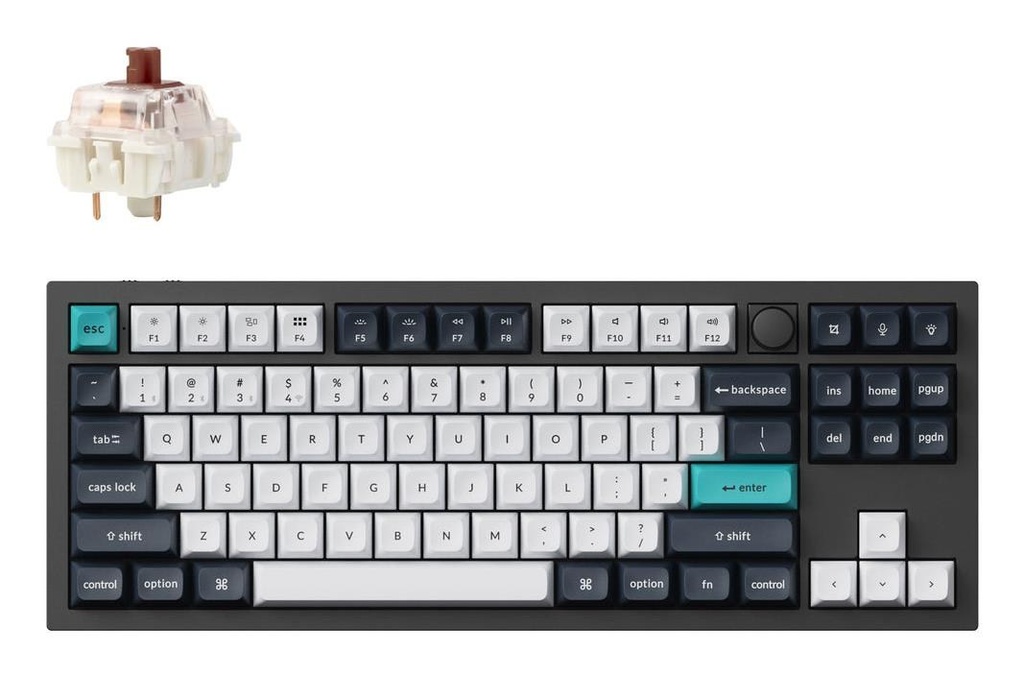 Keyboard | Keychron Q3M-M3 Q3 MAX RGB Carbon Black