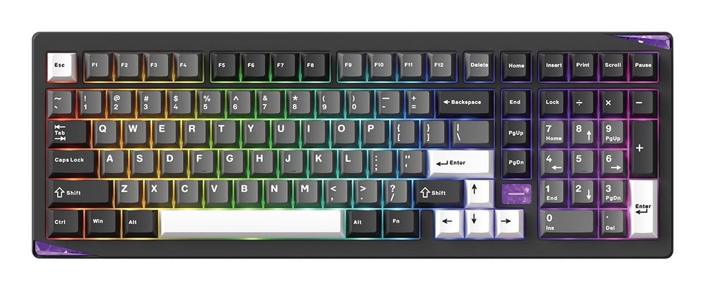 Keyboard | AKKO 6978414650828 GEM 02 VIA Black SIL